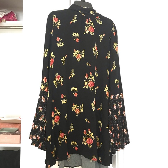 Free People Tate Floral Printed Tunic Dress - Picture 7 of 10